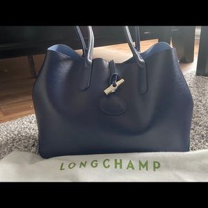 Mysterious blue marine bag